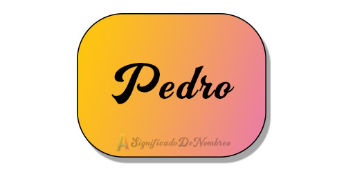  znaczenie Pedro 